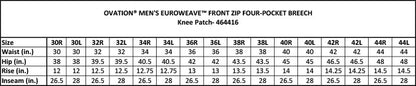 EuroWeave™ Men's 4-Pocket Breeches - Knee Patch
