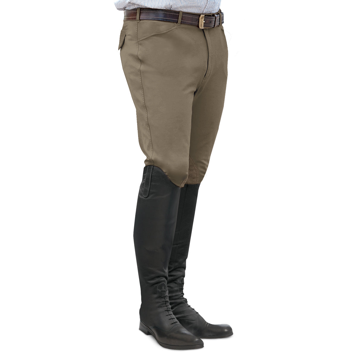 EuroWeave™ Men's 4-Pocket Breeches - Knee Patch