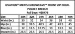EuroWeave™ Men's 4-Pocket Breech - Full Seat