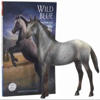 Breyer Freedom Series Wild Blue Book and Model Set