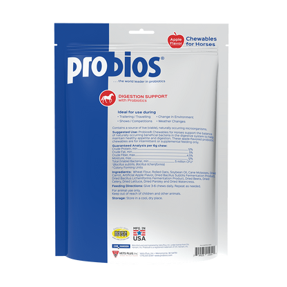 Probios® Chewables for Horses Digestion Support with Probiotics